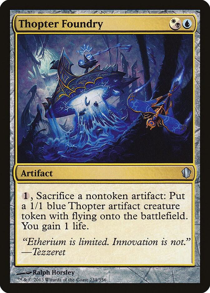 Thopter Foundry 234 card from Commander 2013