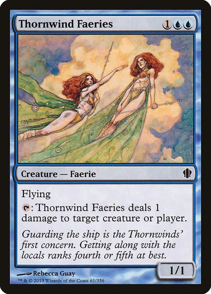 Thornwind Faeries 61 card from Commander 2013