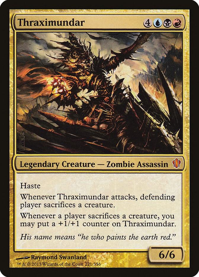 Thraximundar 221 card from Commander 2013