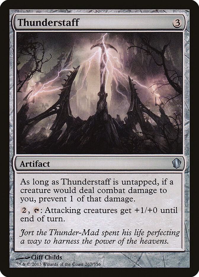 Thunderstaff 267 card from Commander 2013