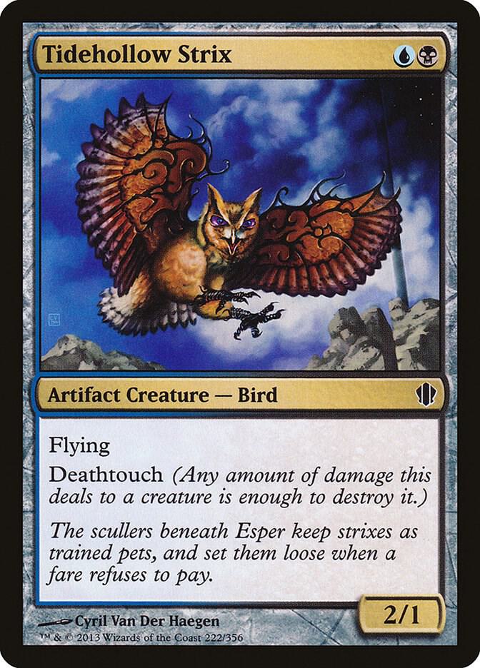 Tidehollow Strix 222 card from Commander 2013