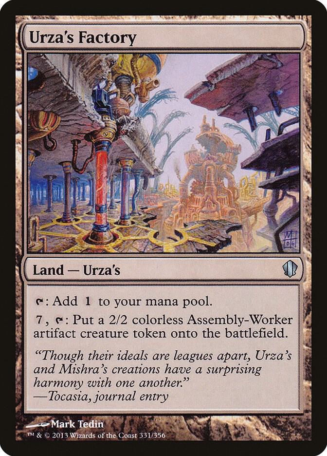 Urza's Factory 331 card from Commander 2013