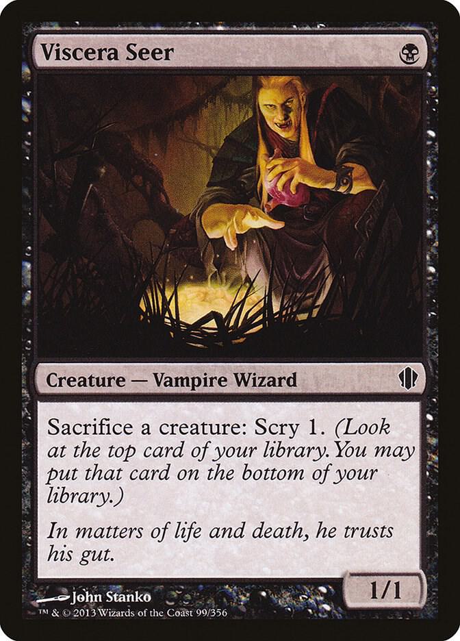 Viscera Seer 99 card from Commander 2013