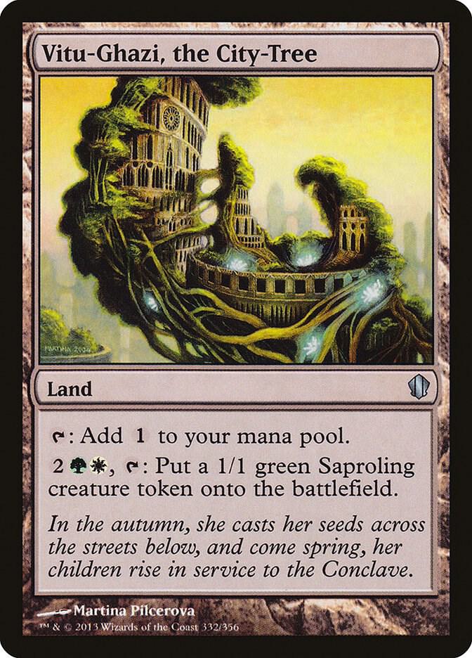 Vitu-Ghazi, the City-Tree 332 card from Commander 2013