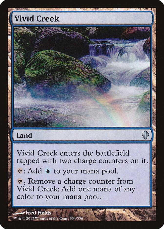 Vivid Creek 334 card from Commander 2013
