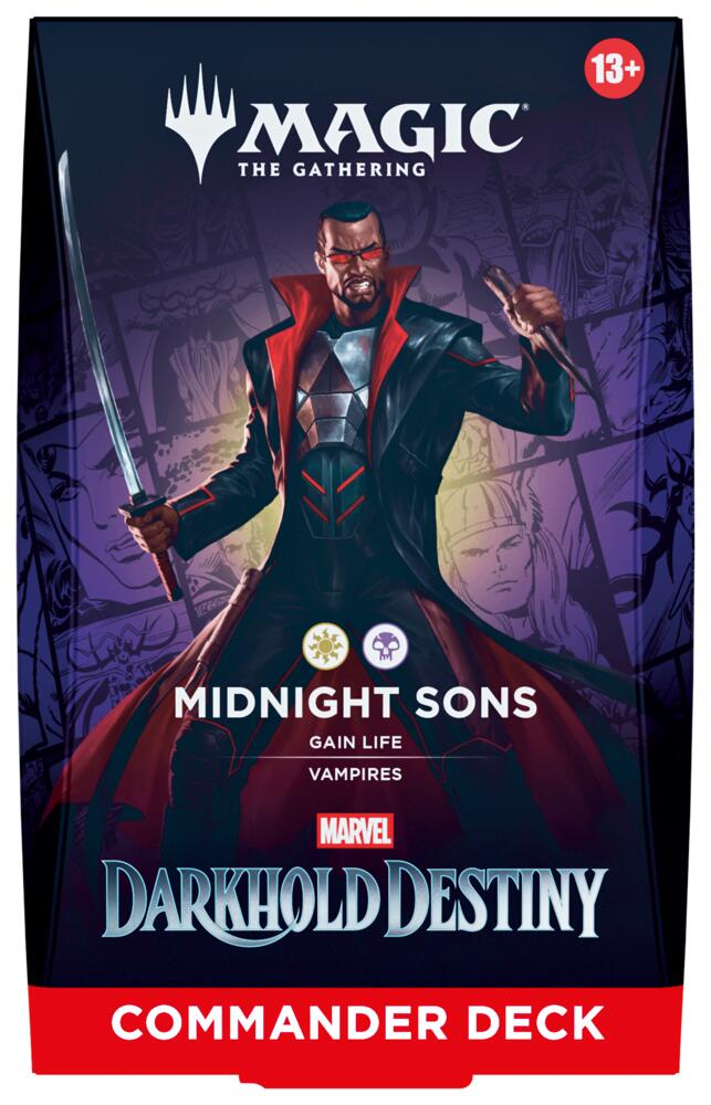 Marvel: Darkhold Destiny Commander Deck - Midnight Sons sealed product from Commander: Marvel: Darkhold Destiny