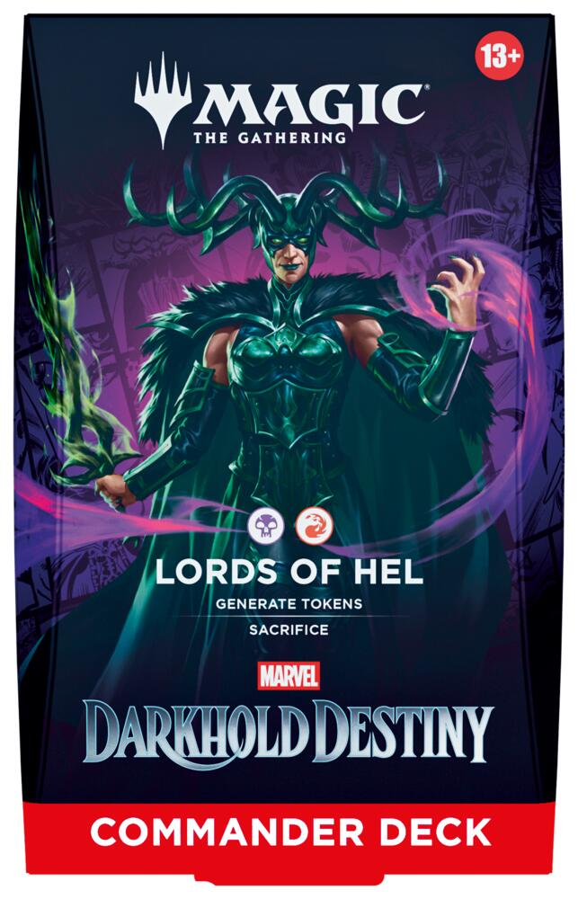Marvel: Darkhold Destiny Commander Deck - Lords of Hel sealed product from Commander: Marvel: Darkhold Destiny
