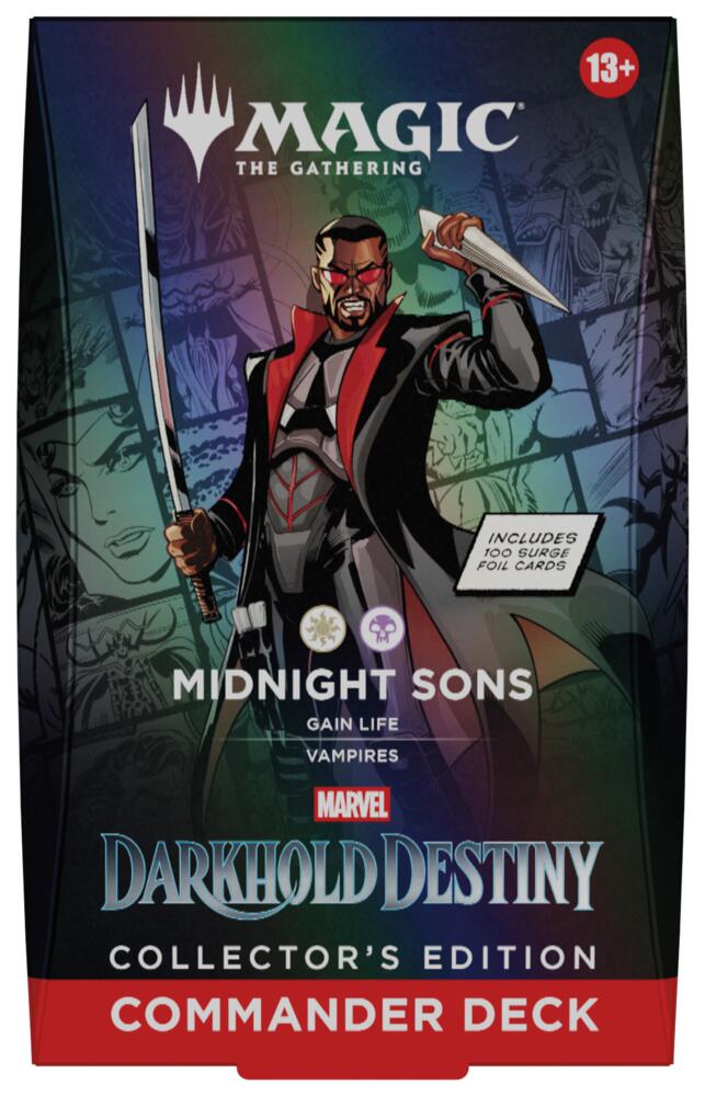 Marvel: Darkhold Destiny Commander Deck - Midnight Sons (Collector's Edition) sealed product from Commander: Marvel: Darkhold Destiny