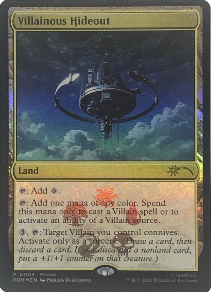 Villainous Hideout 3 card from Unique and Miscellaneous Promos