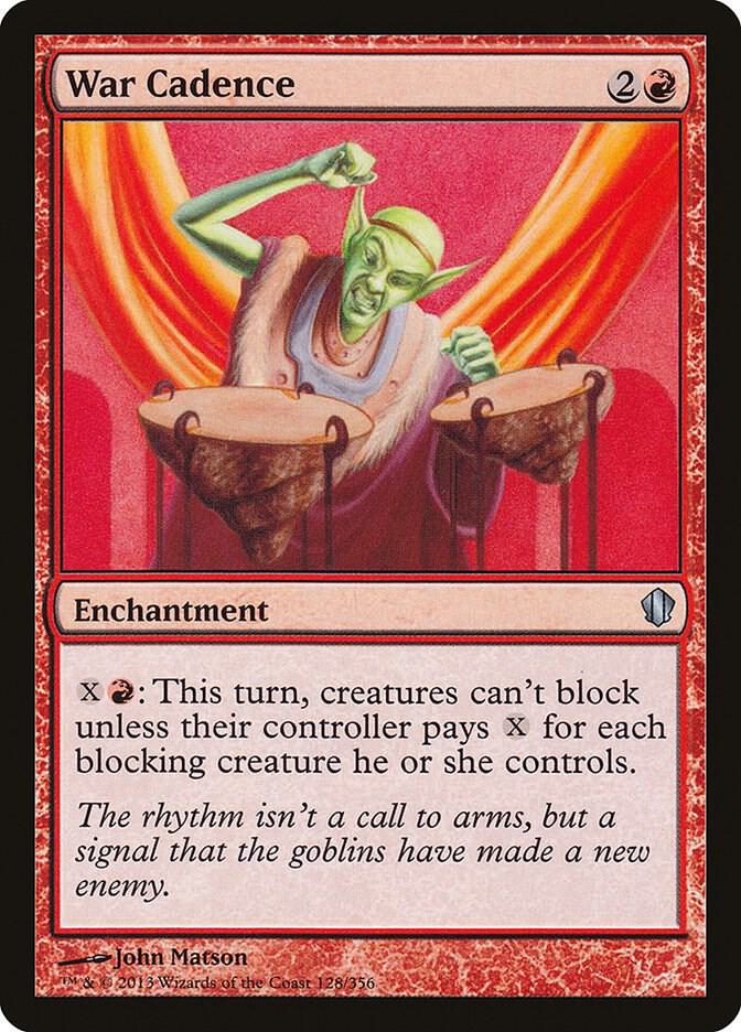 War Cadence 128 card from Commander 2013