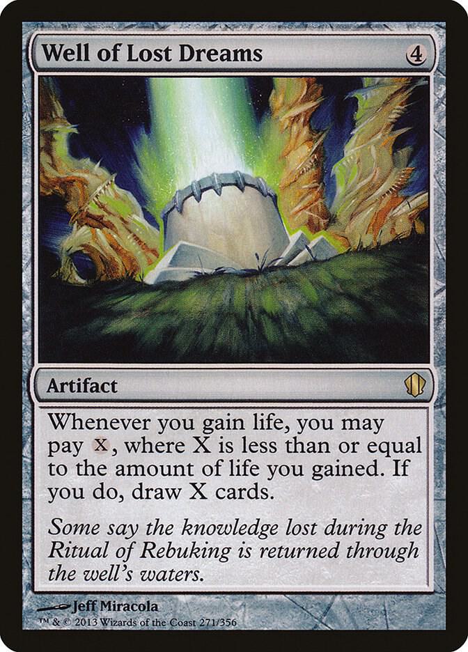 Well of Lost Dreams 271 card from Commander 2013
