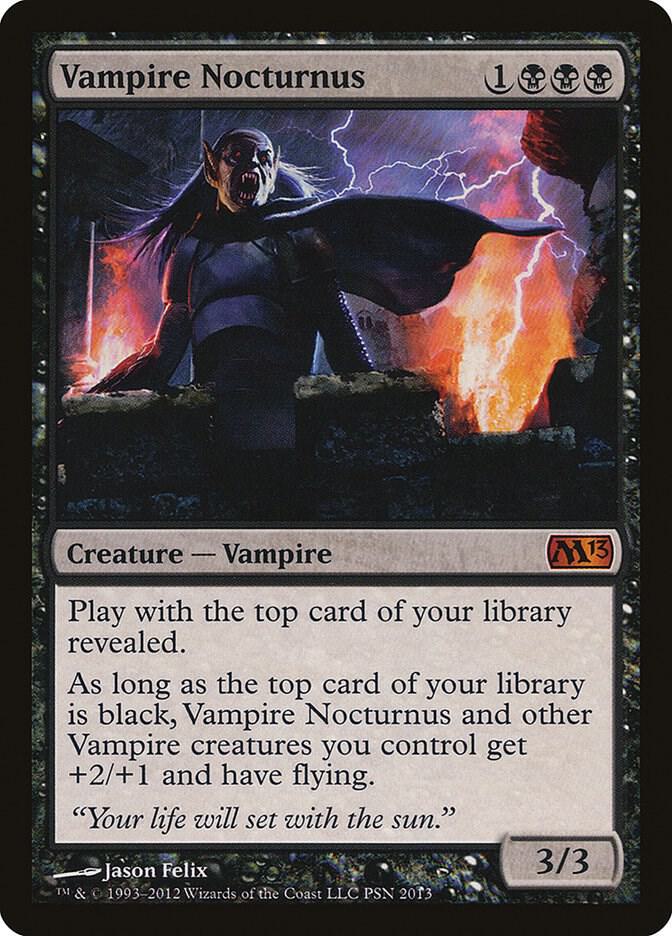 Vampire Nocturnus PSN 2013 card from Media Promos