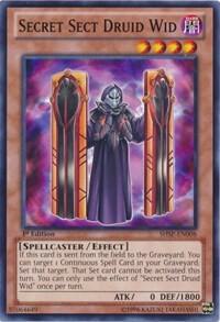 Secret Sect Druid Wid SHSP-EN008 card from Shadow Specters
