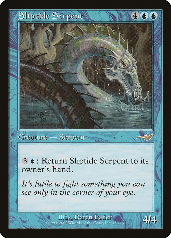 Sliptide Serpent 43 card from Nemesis
