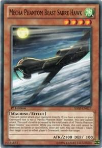 Mecha Phantom Beast Sabre Hawk SHSP-EN027 card from Shadow Specters