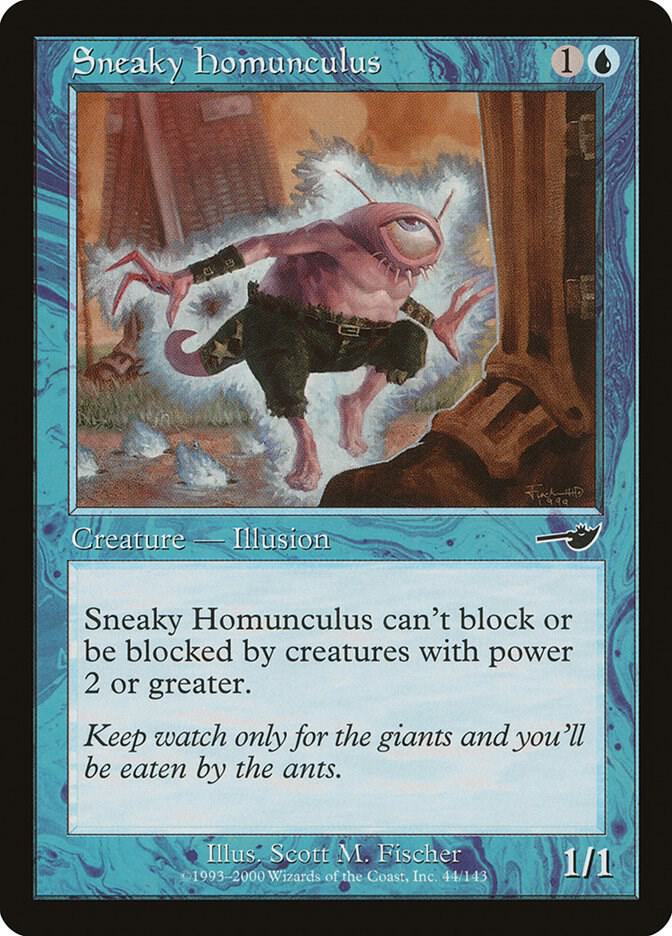 Sneaky Homunculus 44 card from Nemesis