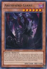 Archfiend Giant SHSP-EN083 card from Shadow Specters