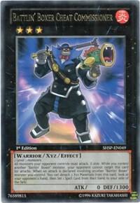 Battlin' Boxer Cheat Commissioner SHSP-EN049 card from Shadow Specters