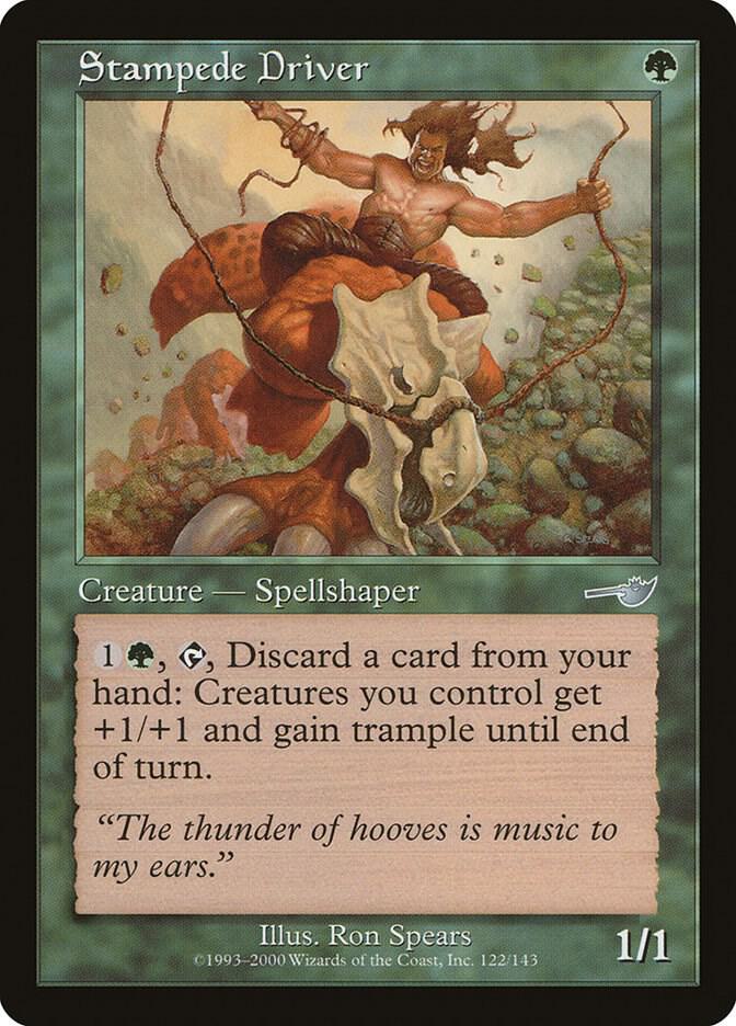 Stampede Driver 122 card from Nemesis