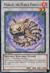 Puralis, the Purple Pyrotile SHSP-EN057 card from Shadow Specters