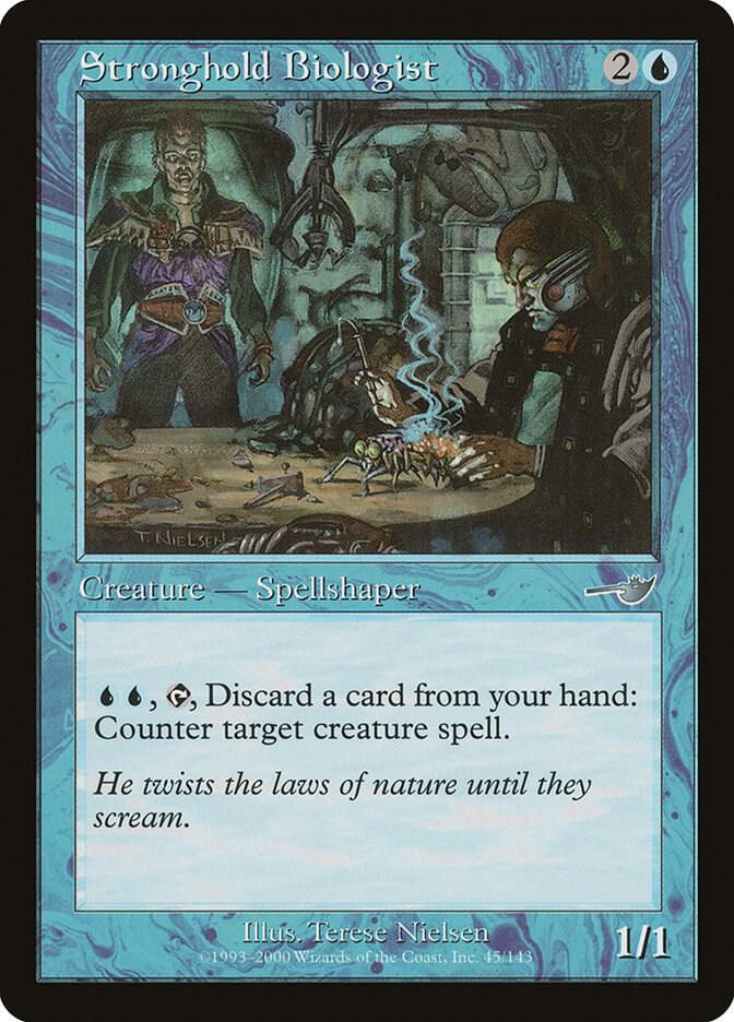Stronghold Biologist 45 card from Nemesis