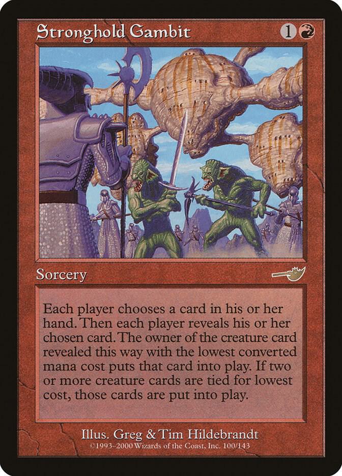 Stronghold Gambit 100 card from Nemesis