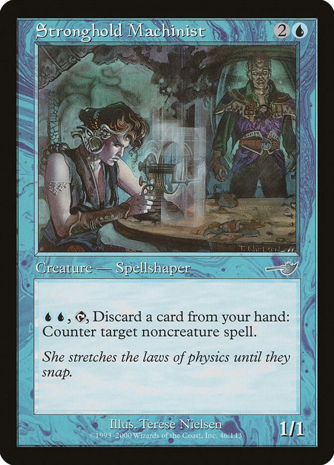 Stronghold Machinist 46 card from Nemesis