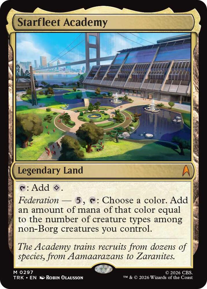 Starfleet Academy 297 card from Star Trek