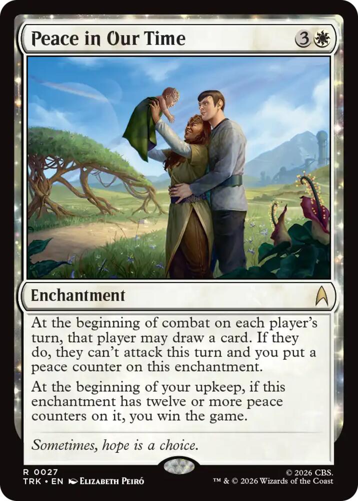Peace in Our Time 27 card from Star Trek
