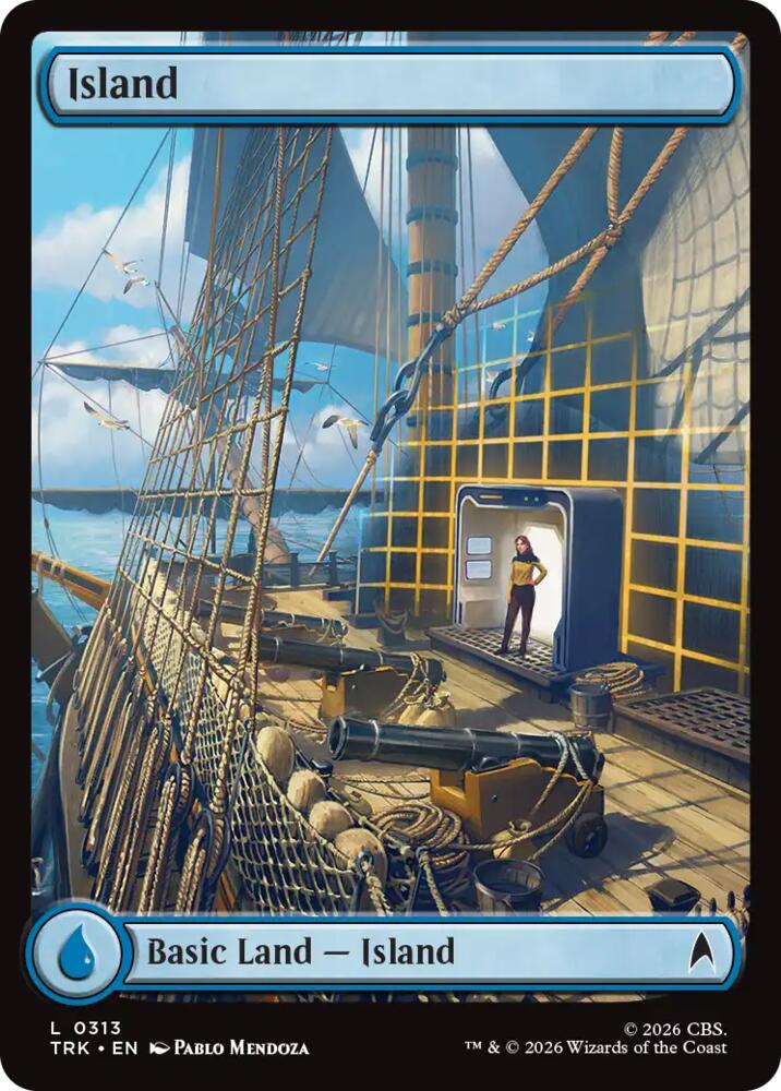 Island 313 card from Star Trek