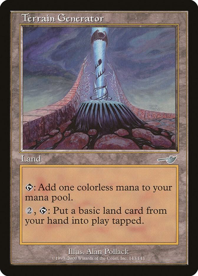 Terrain Generator 143 card from Nemesis