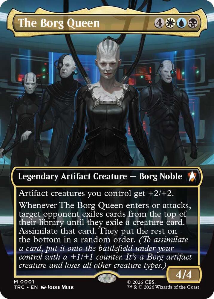 The Borg Queen (Borderless) 1 card from Commander: Star Trek