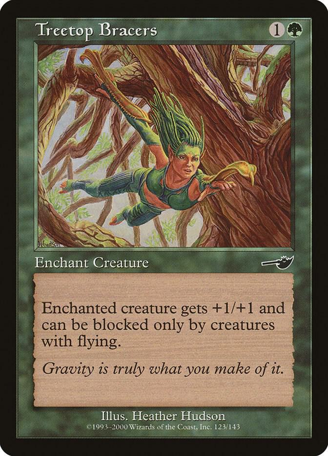 Treetop Bracers 123 card from Nemesis