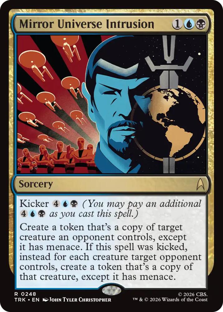 Mirror Universe Intrusion 248 card from Star Trek