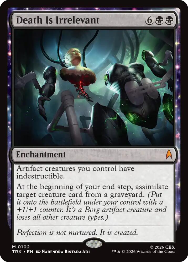 Death Is Irrelevant 102 card from Star Trek