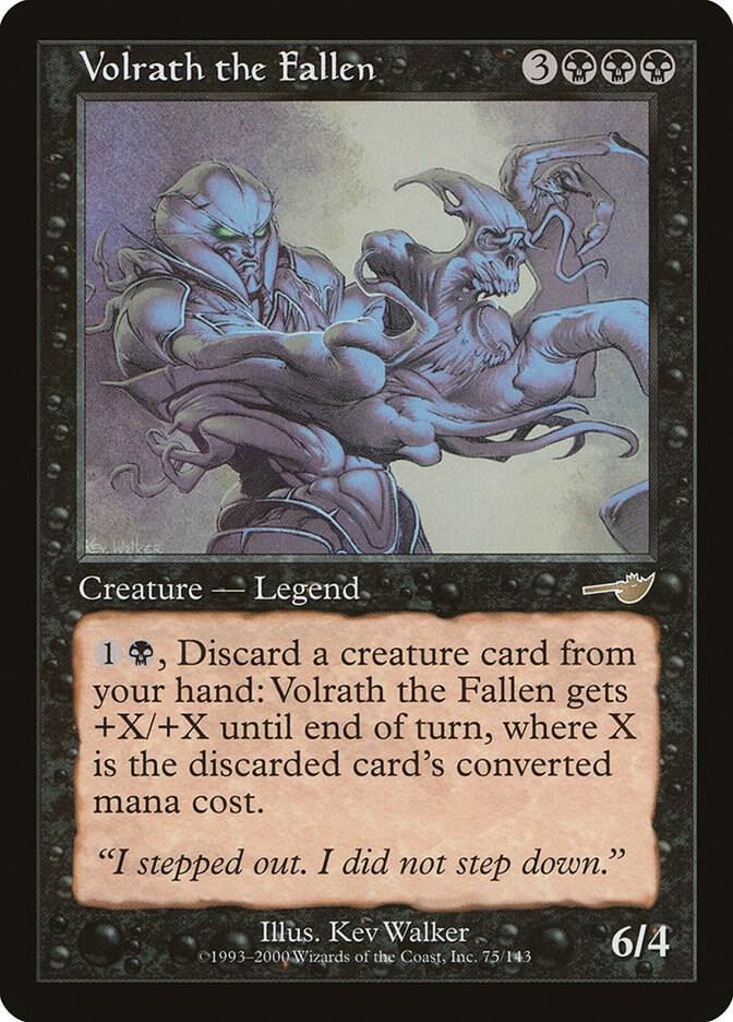 Volrath the Fallen 75 card from Nemesis