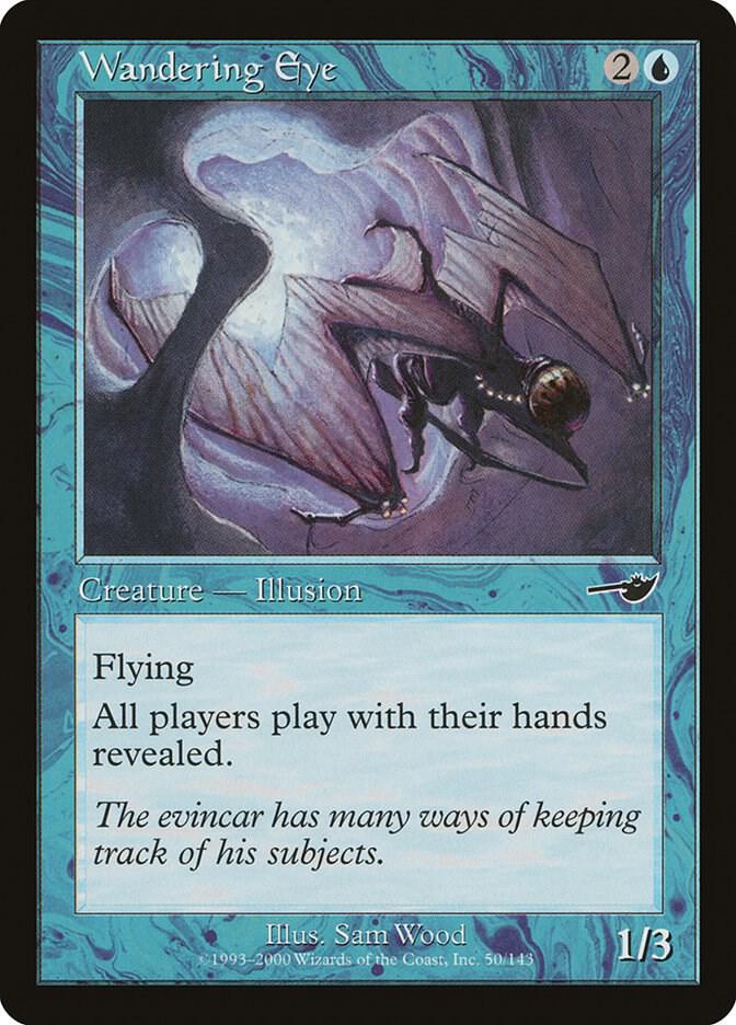 Wandering Eye 50 card from Nemesis