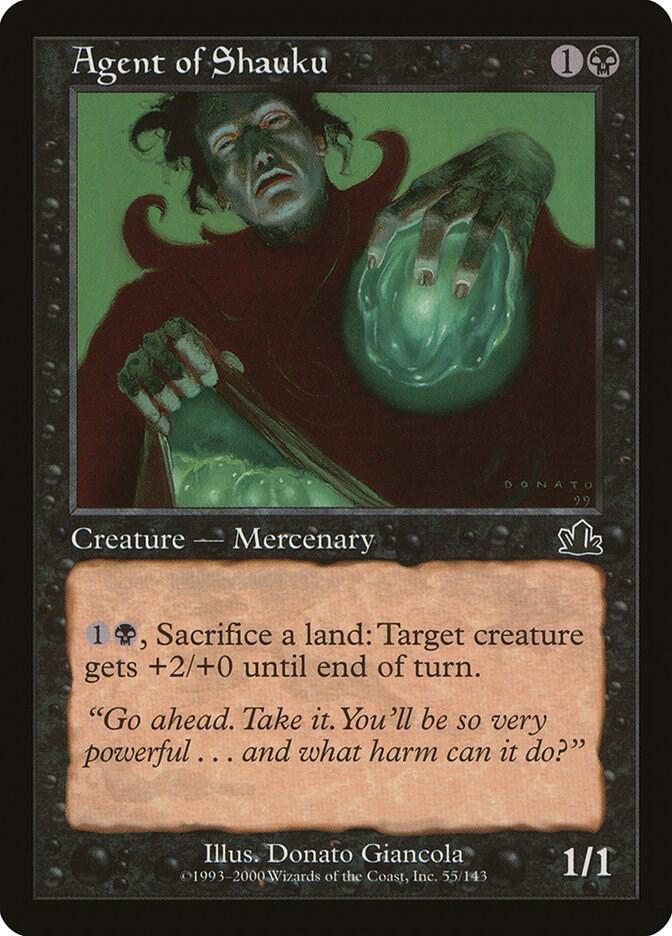 Agent of Shauku 55 card from Prophecy