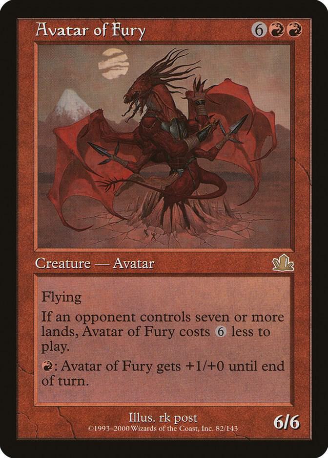 Avatar of Fury 82 card from Prophecy