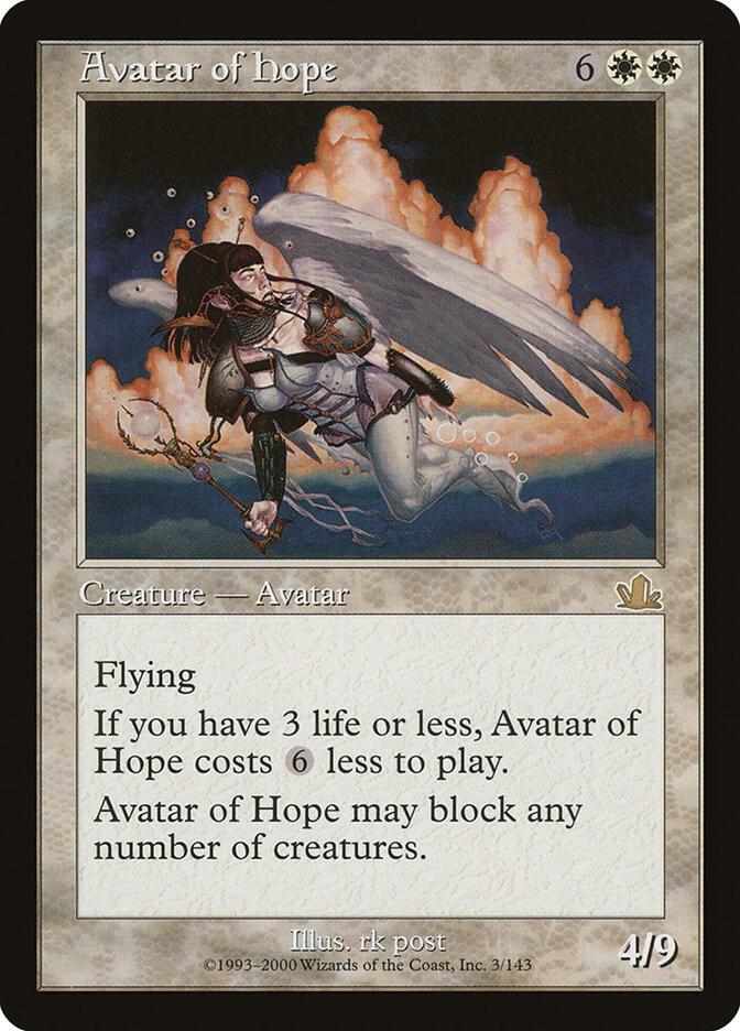 Avatar of Hope 3 card from Prophecy