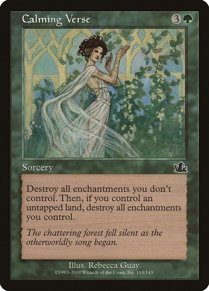 Calming Verse 110 card from Prophecy
