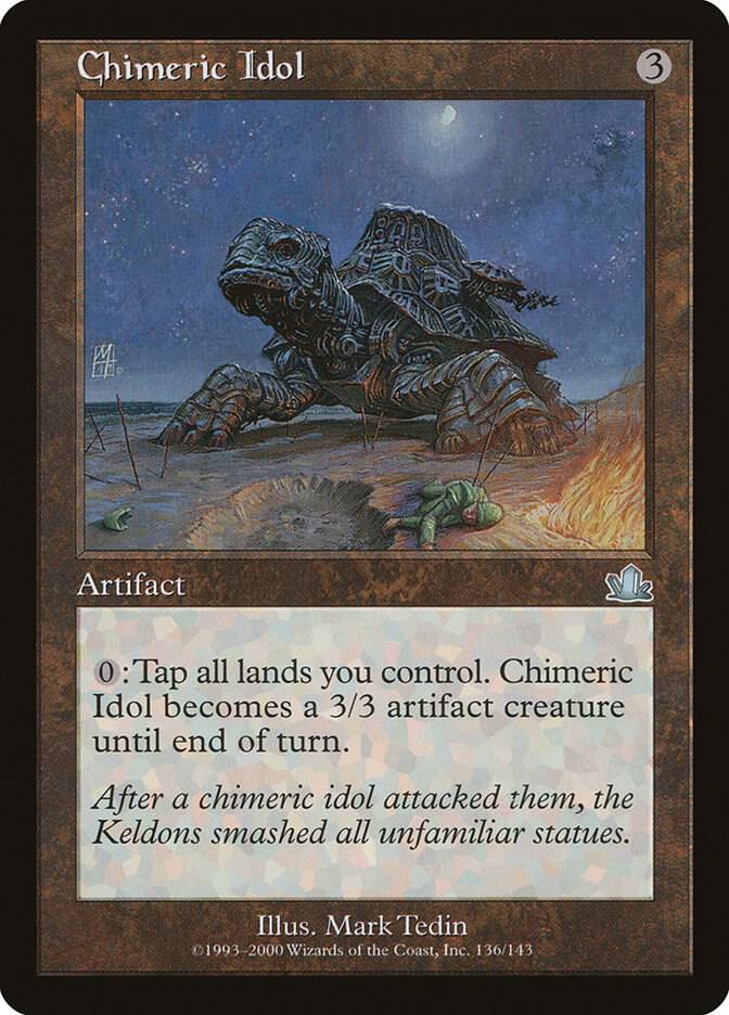 Chimeric Idol 136 card from Prophecy