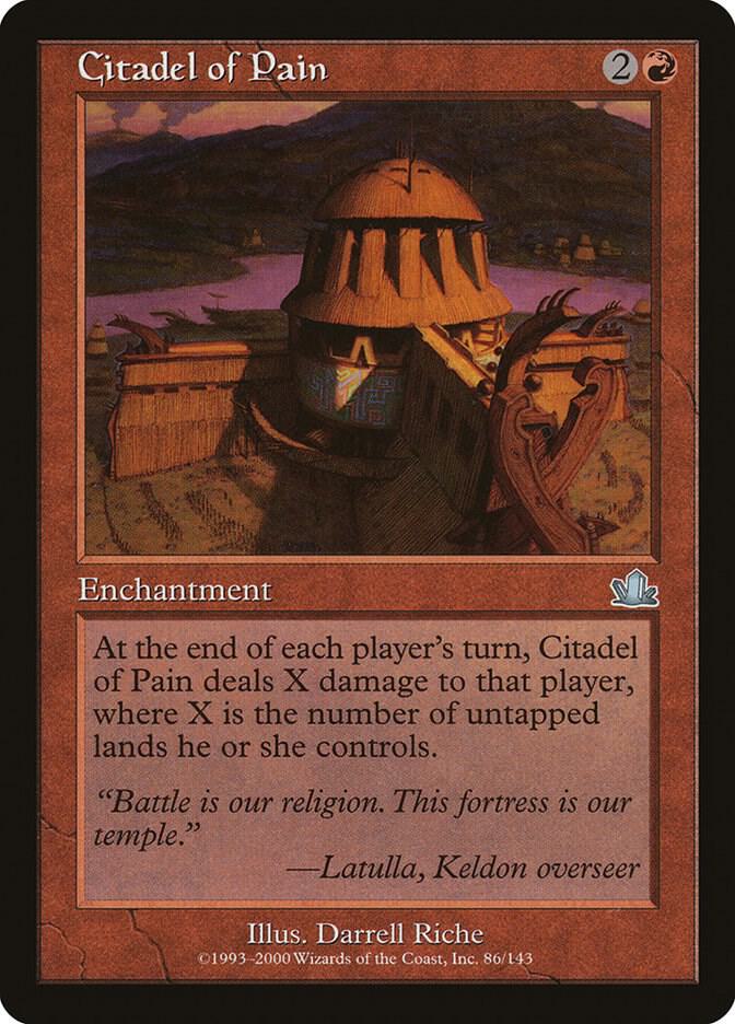 Citadel of Pain 86 card from Prophecy