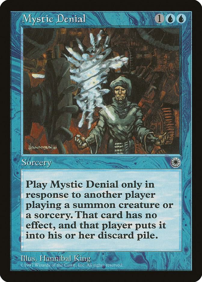Mystic Denial card from Portal