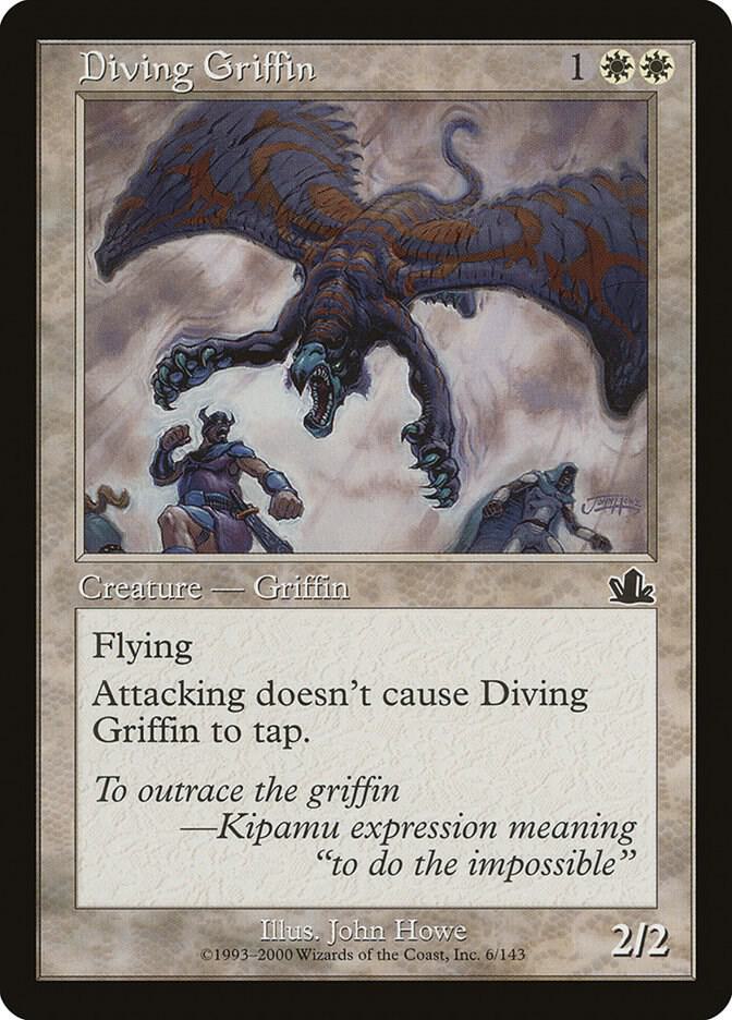 Diving Griffin 6 card from Prophecy