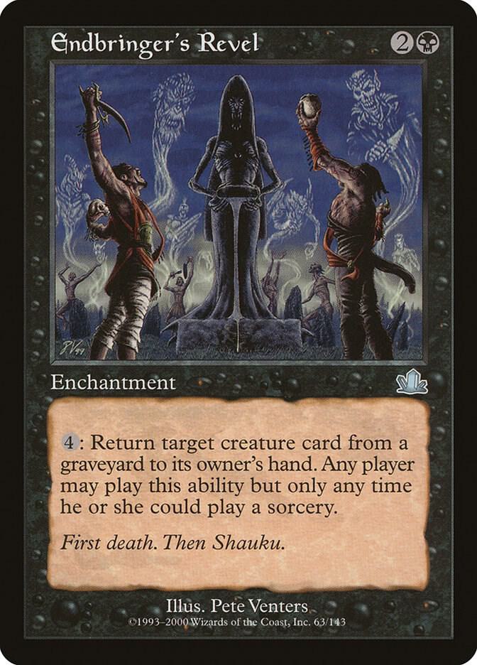 Endbringer's Revel 63 card from Prophecy