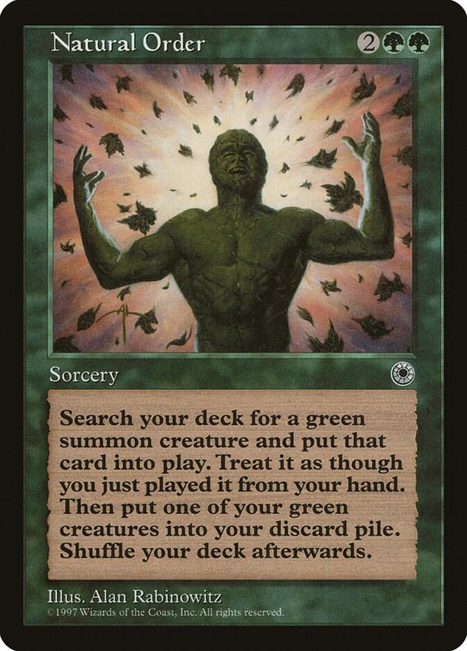 Natural Order card from Portal