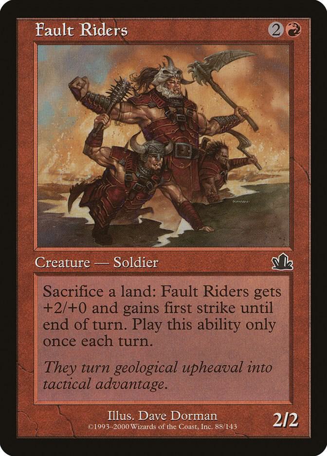 Fault Riders 88 card from Prophecy