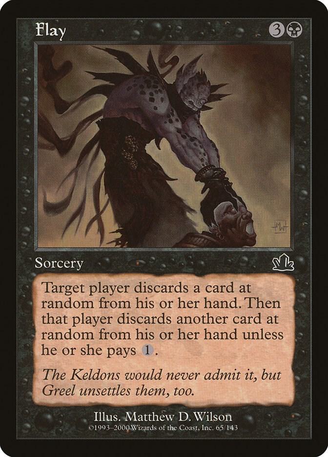 Flay 65 card from Prophecy