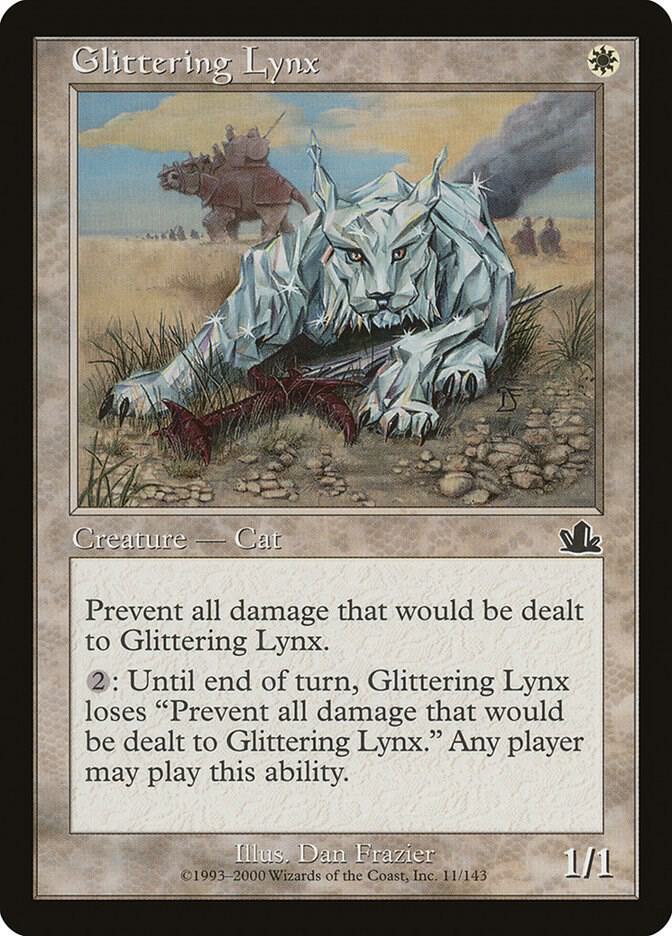 Glittering Lynx 11 card from Prophecy